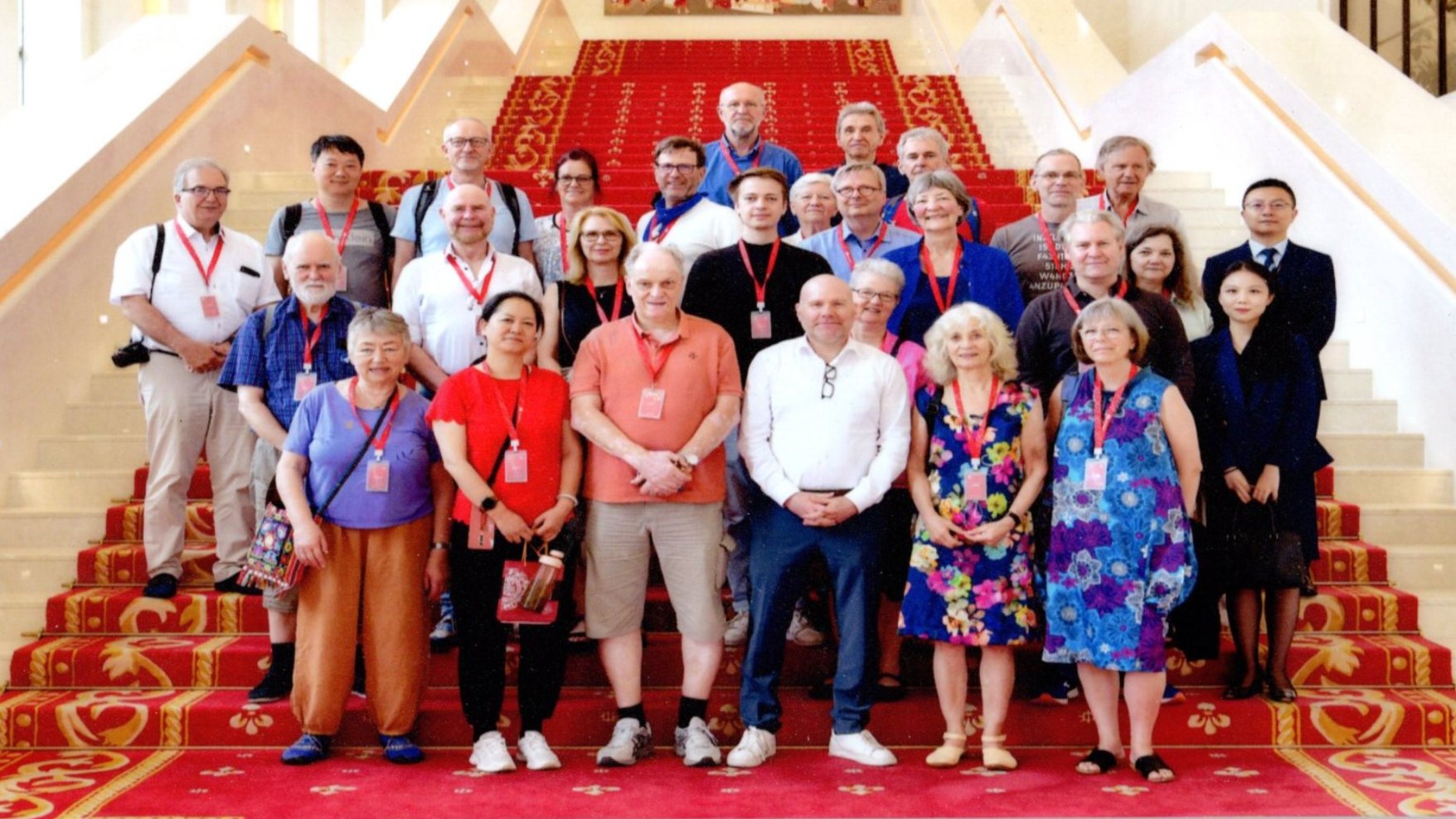 Huawei-Foto vor der Treppe